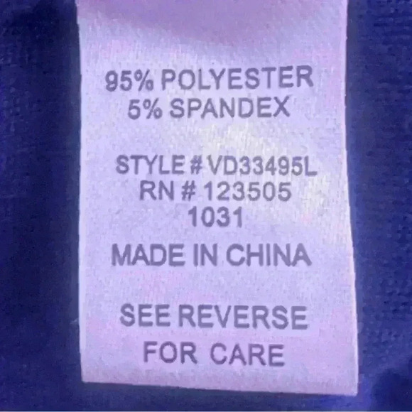 Velvet Ribbed Blue Dress - Picture 4 of 4